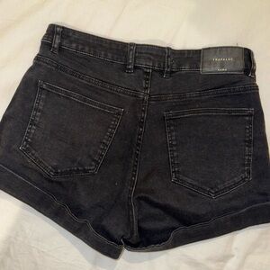 Zara Denim Black Shorts